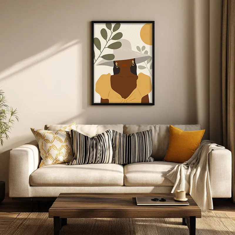 Unbreakable Bloom Wall Art - Black Frame media 1