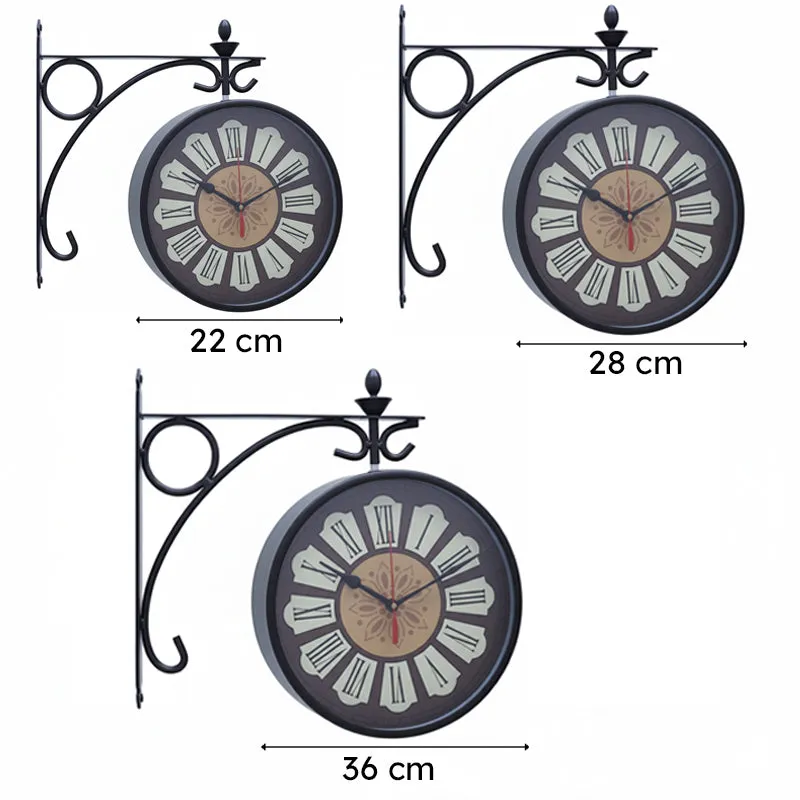 Wrought Hour Iron Wall Clock media 6