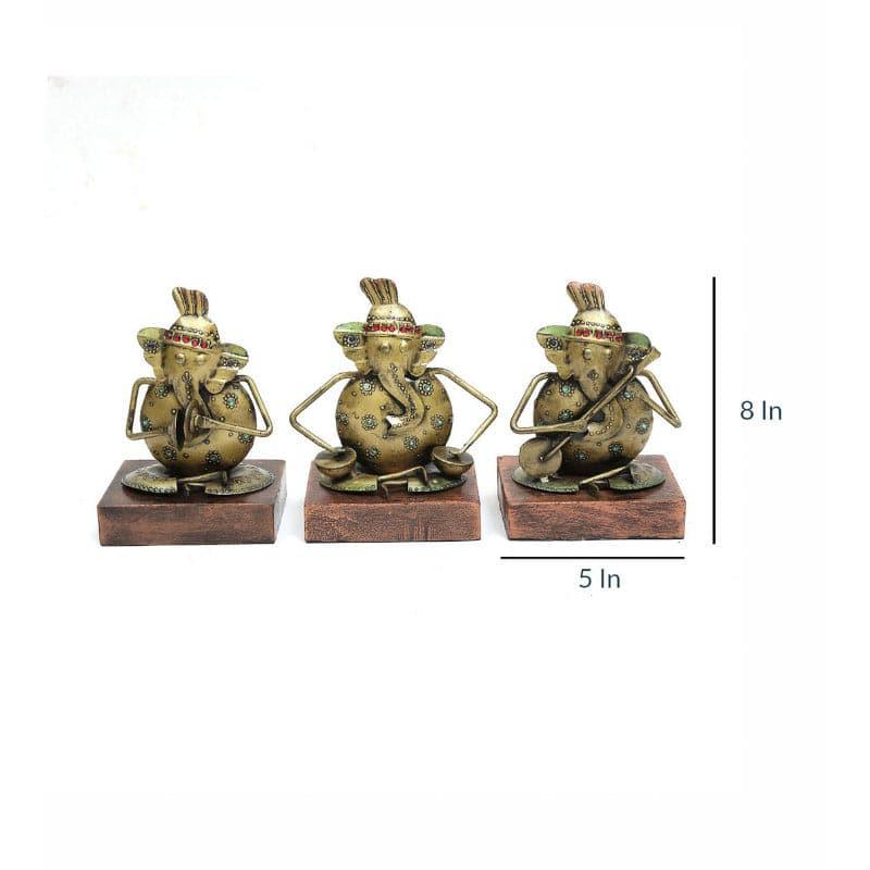 Ganesha Musical Showpiece - Set Of Three media 4