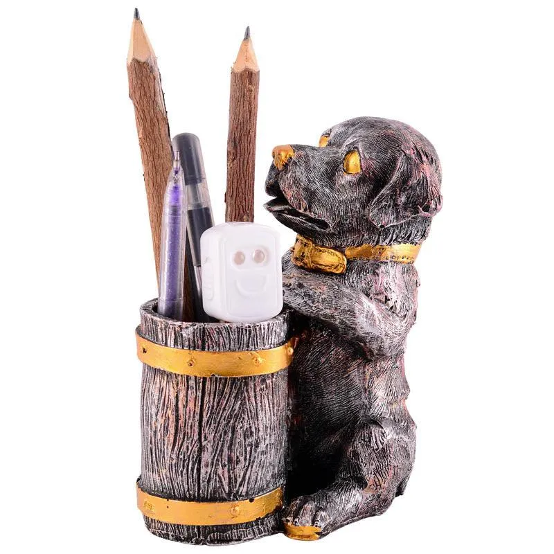 Woof & Write Painted Polyresin Pen Stand media 4