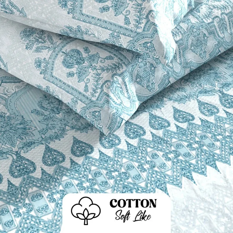 Wyril Bedsheet (Blue) - 115 GSM media 5