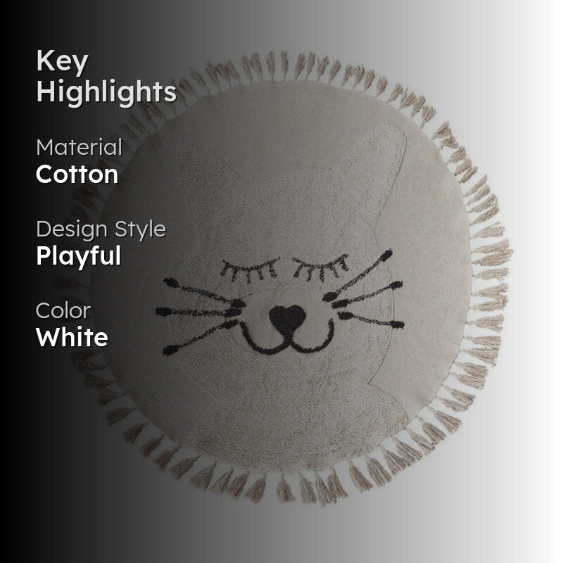 Fluffy Whiskers Tufted Cotton Area Rug media 2