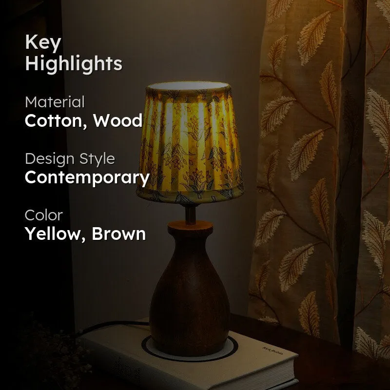 Honeylit Cotton Table Lamp - Yellow media 2