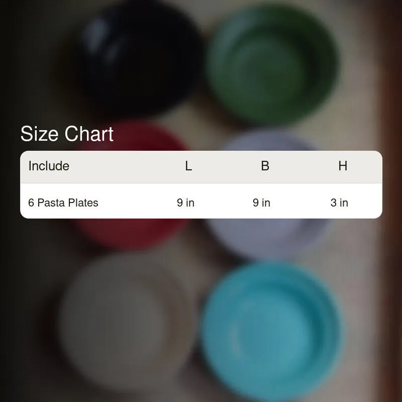 Elian Pasta Plate - Set of Six media 6