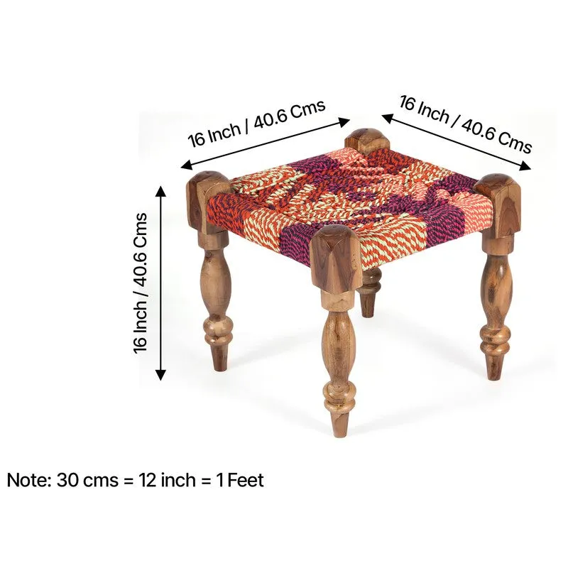 Ivaro Sheesham Wooden Bench - Multicolor media 10