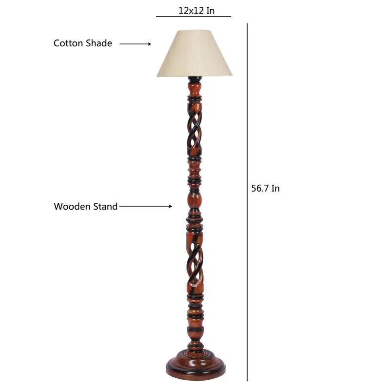 Ivory Crest Floor Lamp media 8