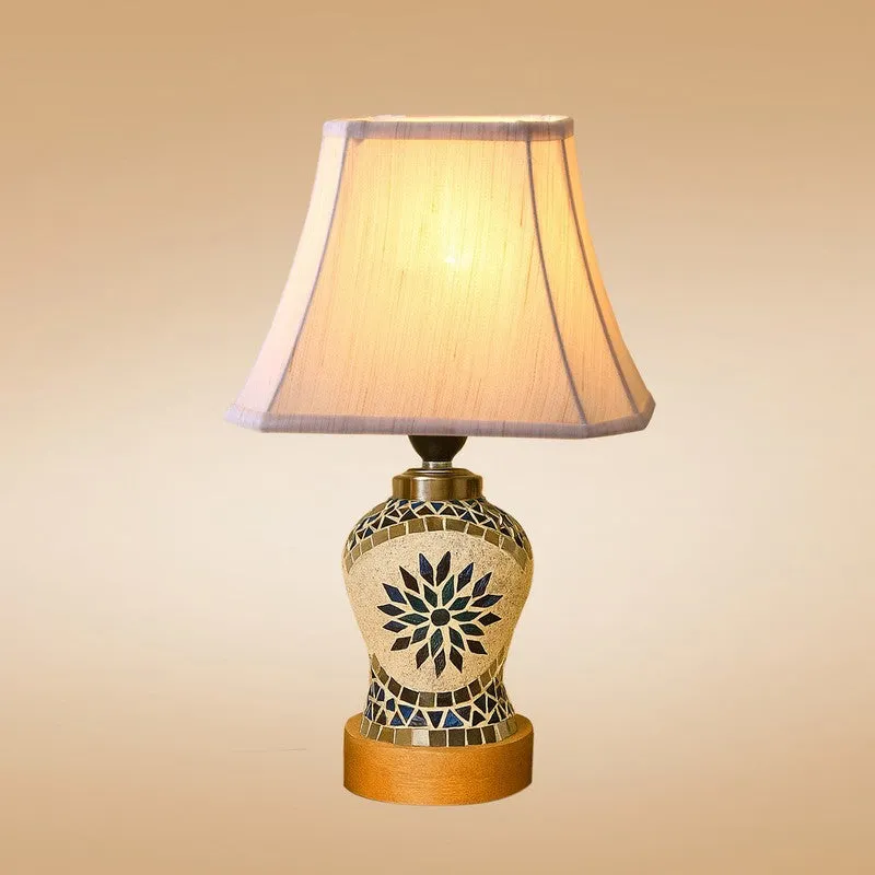 Floranira Square Wooden Table Lamp - Multicolor media 6