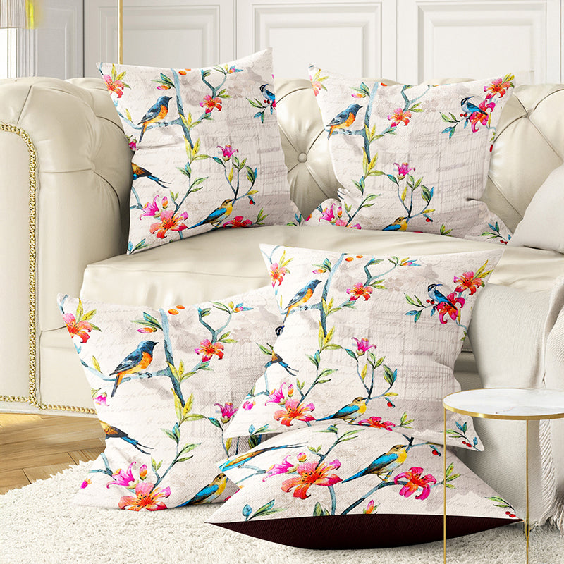 Alaric Printed Cushion Cover Set - Set Of Five
