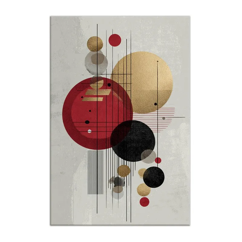 Brush Block Balance Canvas Wall Art media 3