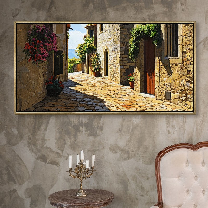 Vestige Canvas Wall Painting With Frame
