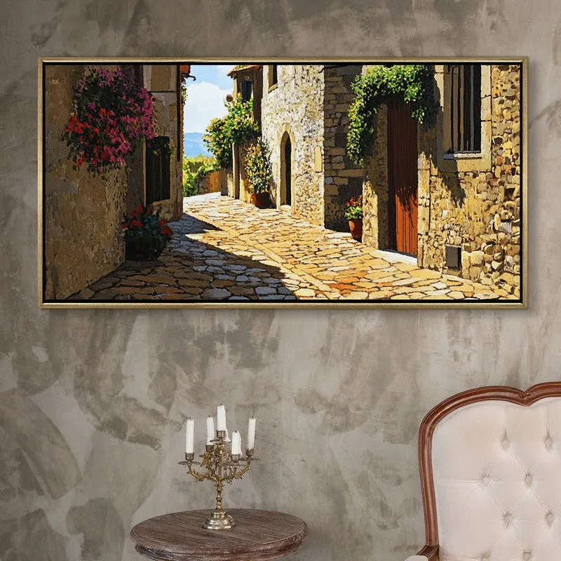 Vestige Canvas Wall Painting With Frame media 1
