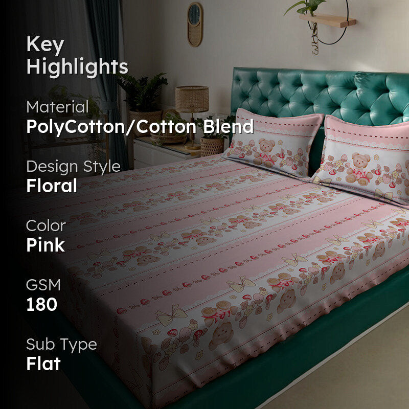 Delia Bedsheet - 180 GSM media 2