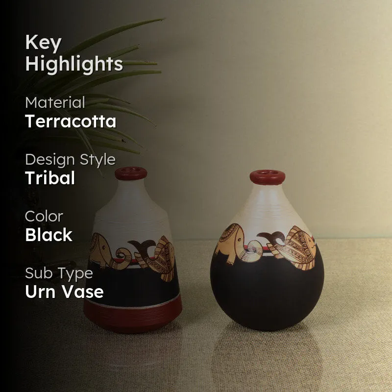 Machli Madhubhani Vase - Set Of Two media 2