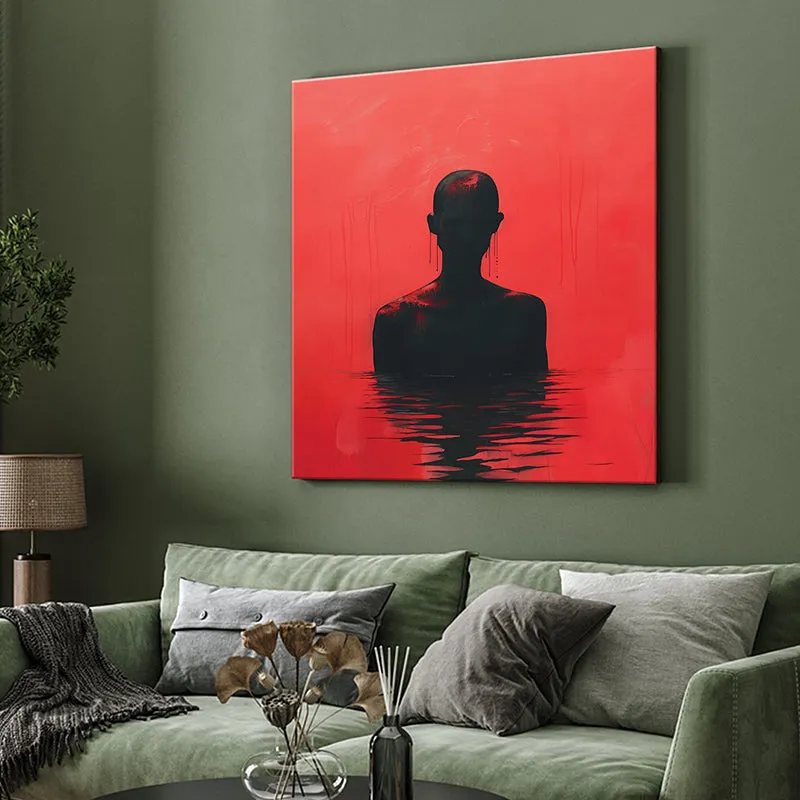 Back Silhouette Art Wall Painting media 4