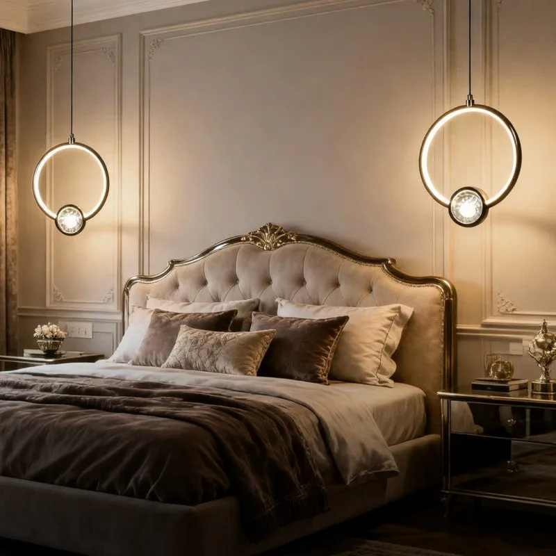 Hailera Iron Ceiling Lamp (Silver) - Round media 5