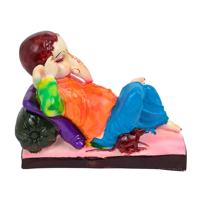 Ganesha Repose Handcrafted Showpiece media 3