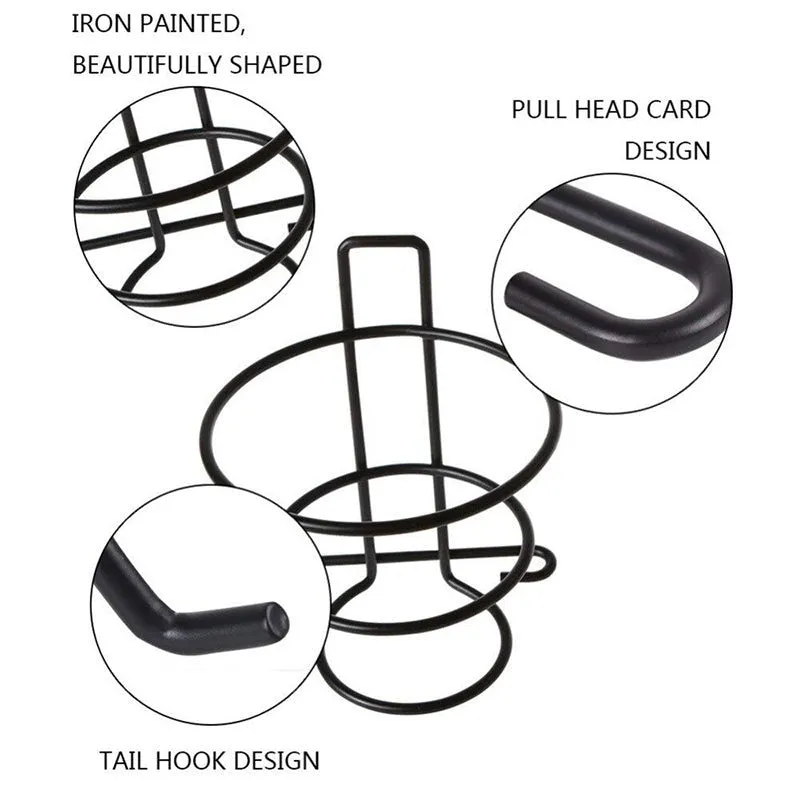 Tressix Metal Hair Dryer Holder - Black media 4