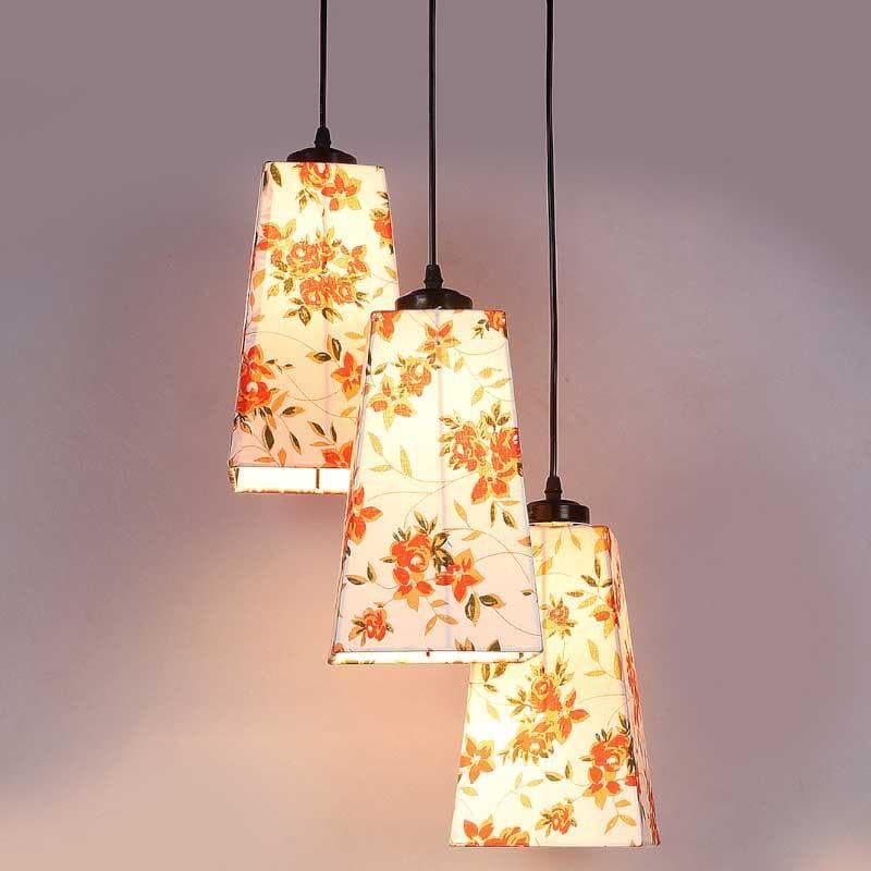 Orange Fleur Cluster Ceiling Lamp media 3