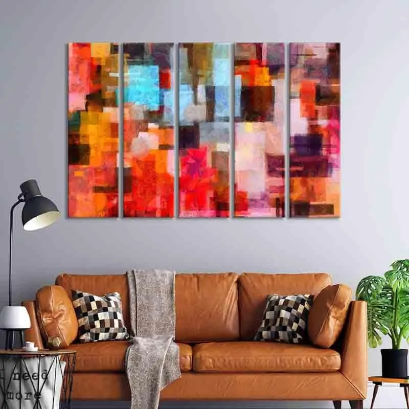 Blurred Wall Art - Set of Five media 1