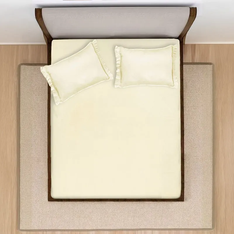 Mono Magic Cotton Bedsheet (White) - 300 TC media 3