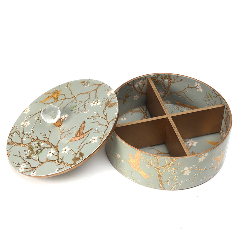 Sterling Flight Mango Wood Dryfruit Box - Grey media 6