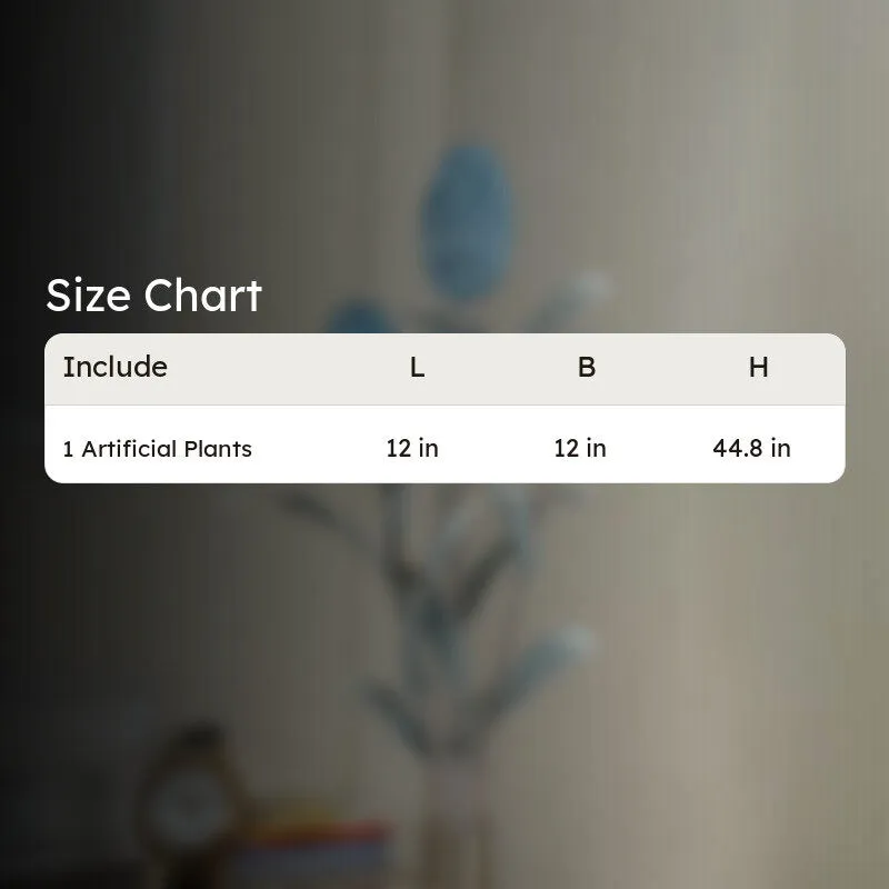 Decorative Artificial Corn Stalk Flower - Blue media 7