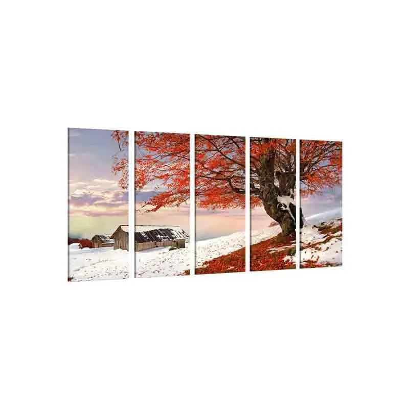 Snowy Days Wall Art - Five Piece Set media 5