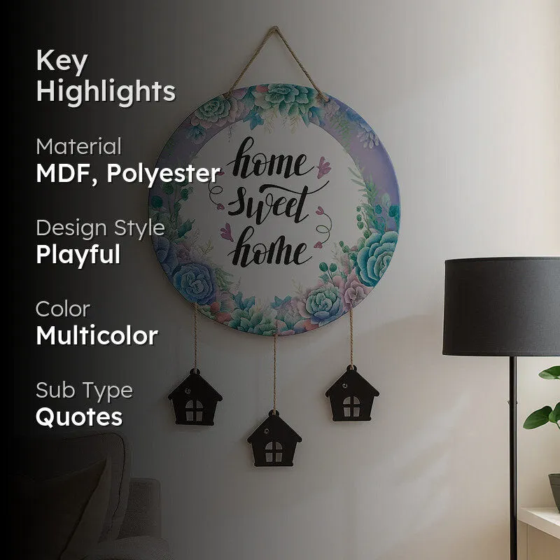 Sweet Home Cottage Polyester & MDF Wall Hanging media 2