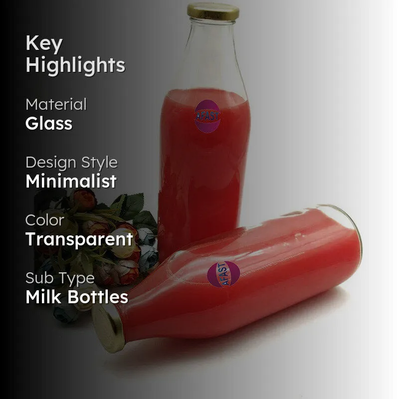 Nikolay Milk Bottle (1000 mL Each) - Set Of Five media 2
