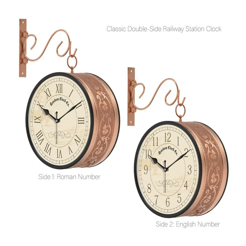 Heritageon Double Sided Wall Clock media 4