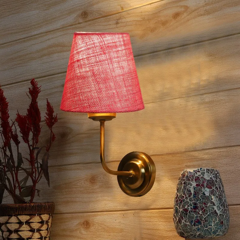 Lumoire Cone Metal Wall Lamp - Pink media 1