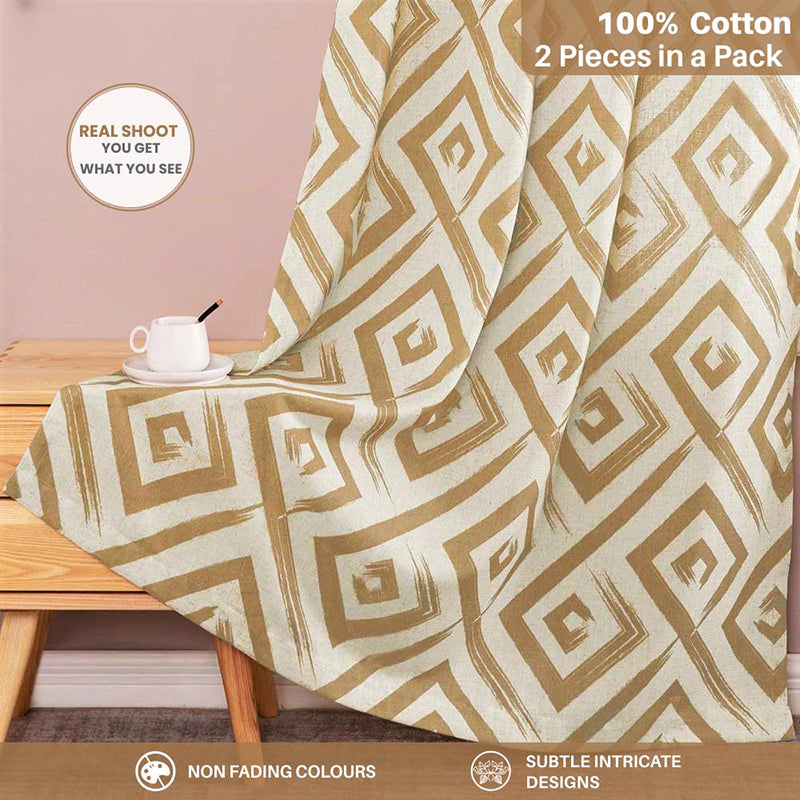 Urban Space Diamante Curtain - Set Of Two