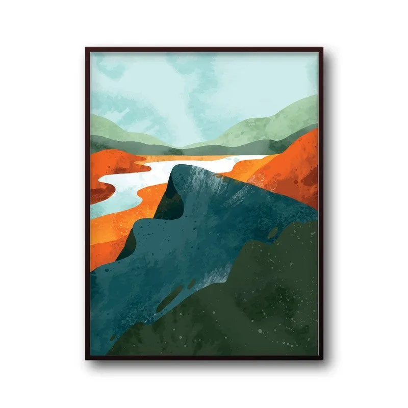 Ethereal Bliss Archival Canvas Wall Art - Black Frame media 8