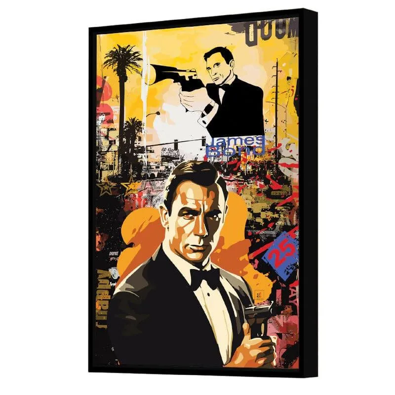James Bond Graffiti Wall Art media 3