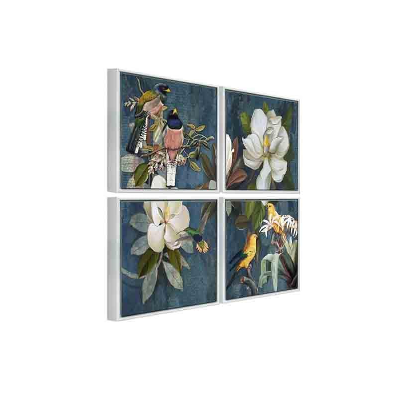Jungle Scenes Poly Canvas Wall Art - Set of Four media 4