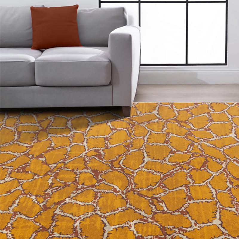 Ailin Abstract Polyester Anti-Skid Carpet - Yellow media 8
