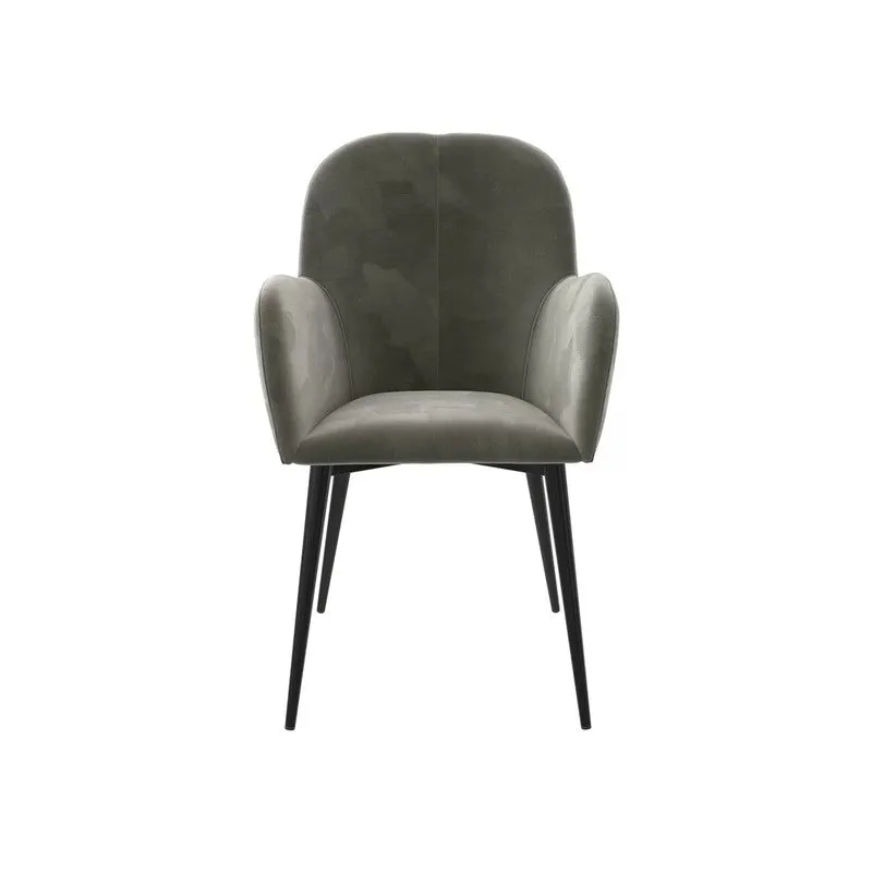 Fernix Metal Accent Chair - Grey media 4
