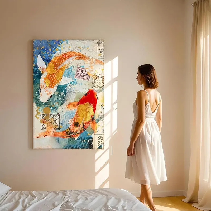 Koi Reverie Wall Art Without Frame media 3