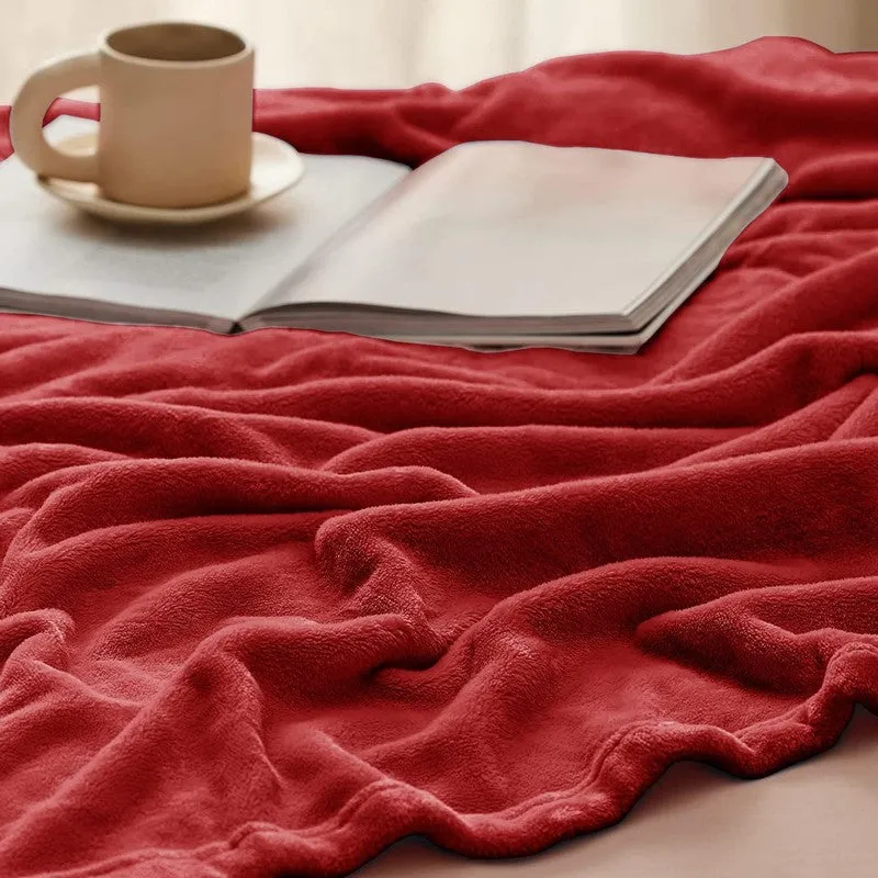 MonoPure Polyster Comforter (Red) - 180 GSM media 5