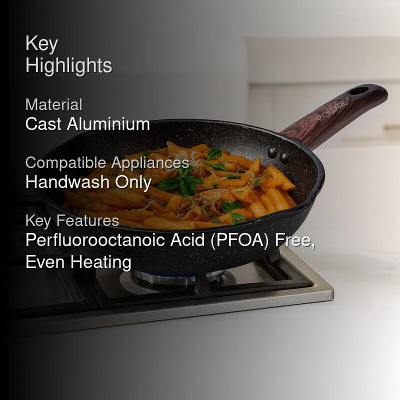 Rioware SmoothCook Non-Stick Cast Aluminium Frying Pan - 1200 ML media 2