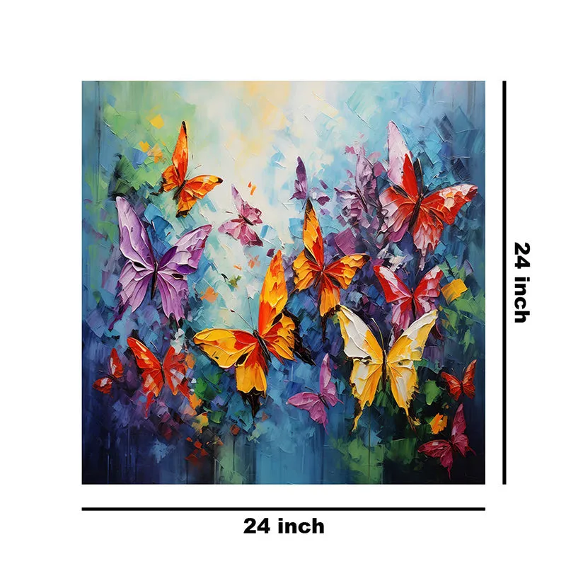 Butterfly Garden Wall Painting media 8