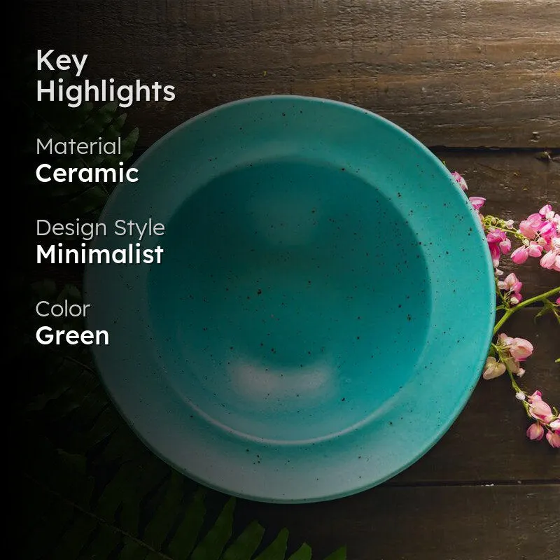 Neelima Handmade Serving Bowl - 650 ML media 2