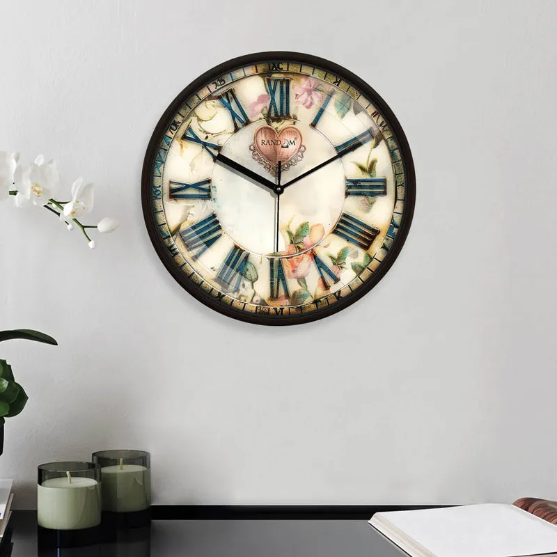 Micah Floral Wall Clock media 1