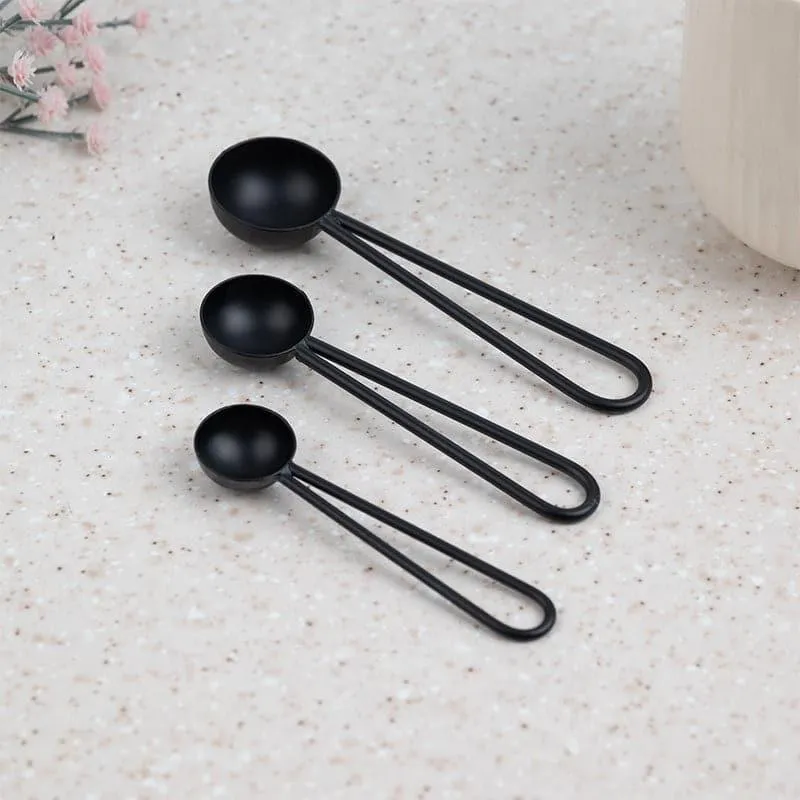 Jimo Measuring Spoon (Black) - Set Of Three media 3