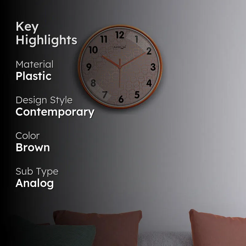 Chrono Edge Analog Wall Clock media 2