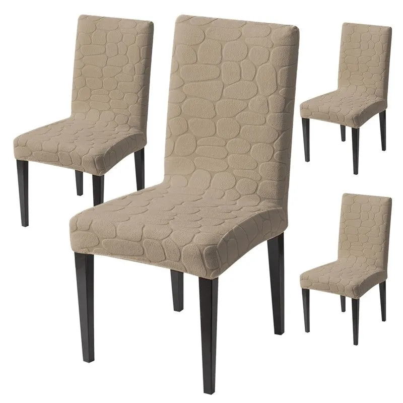 AstraGlow Classic Chair Cover(Beige) - Set Of Four media 3