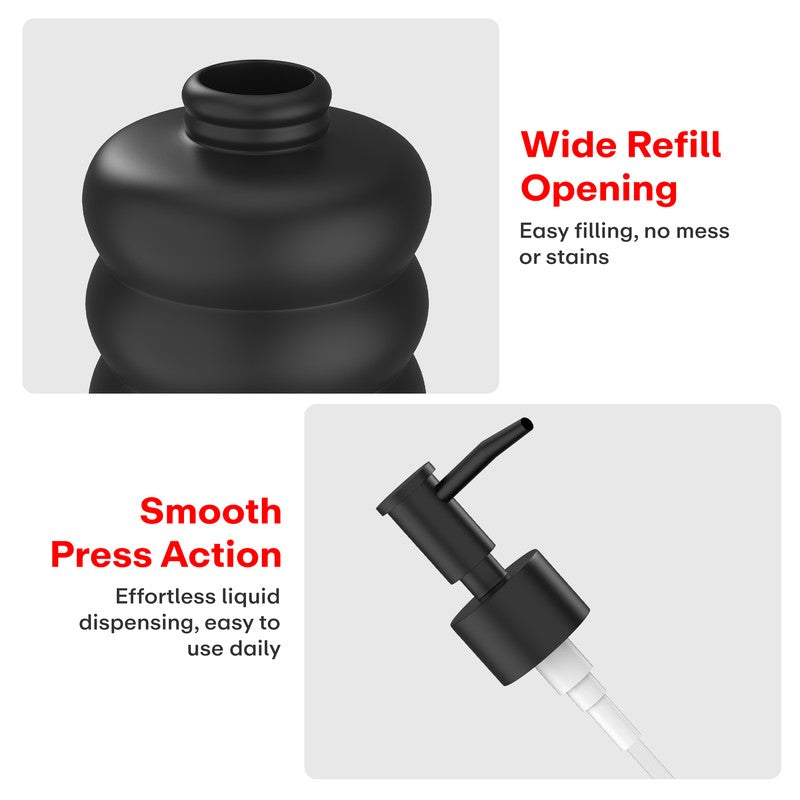Rioware SoftStone Soap Dispenser (300 ML) -Black media 5