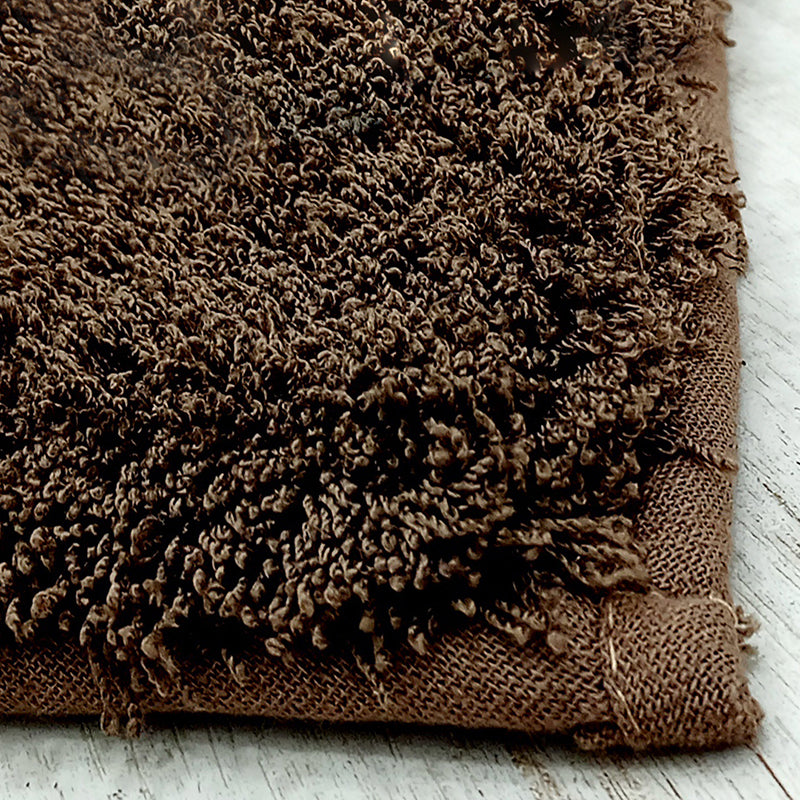 Nautica Cashmere Step Solid Anti-Skid Bath Mat (Tan & Brown) - Set Of Two media 7