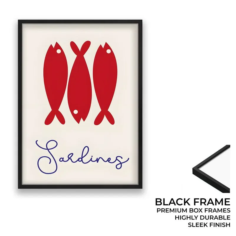 Marine Print Archival Canvas Wall Art - Black media 8