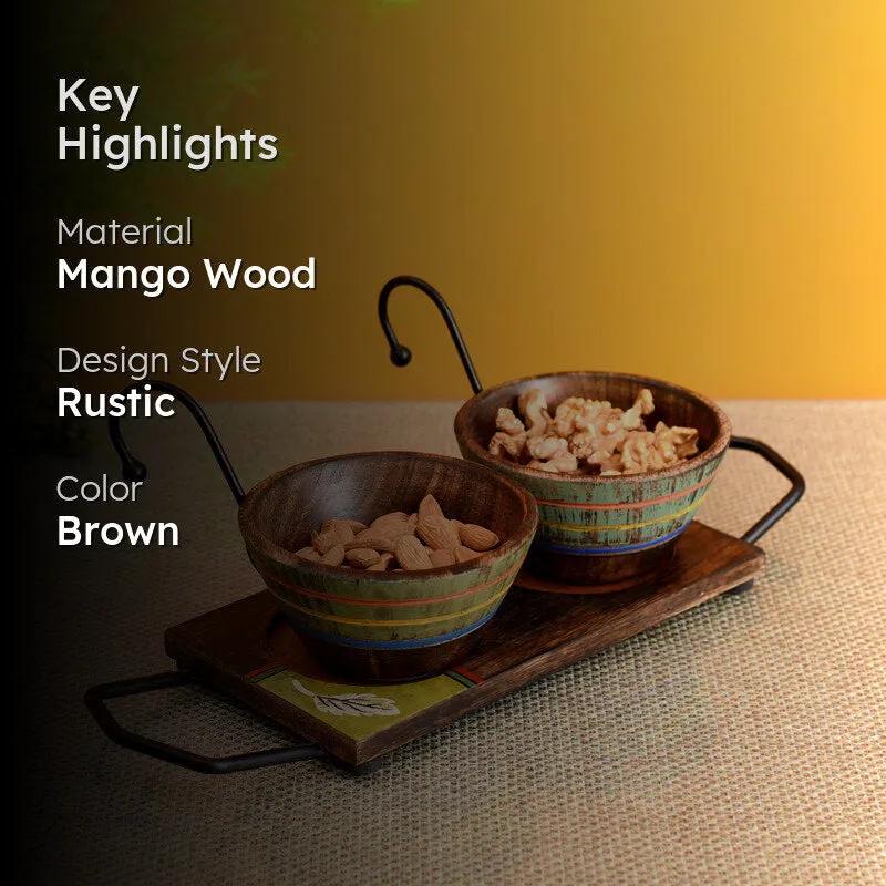 Mego Snack Bowl With Tray media 2